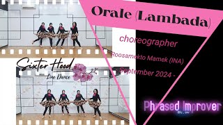 Orale (Lambada) - Phrased Improver - Choreo:Roosamekto Mamek (INA) - September 2024