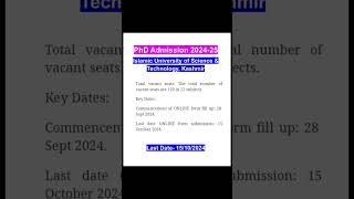 PhD Admission 2024-25#PhD Admission Update#researcher# researchopportunities#apply