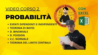 CORSO 2 - LE PROBABILITA - STATISTICA - ANDREA IL MATEMATICO