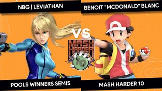 Mash Harder 10 - NBG | Leviathan (ZSS) vs Benoit "McDonald" Blanc (PT) - Pools Winners Semis