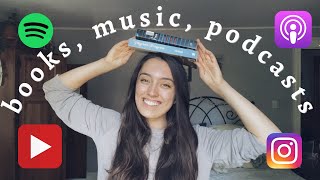 summer 2021 recommendations!! music, books, podcasts, youtubers, instagrammers :)