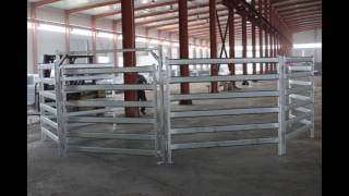 Want to surround your cattle yard? Pls contact Fansi to find the 42x115mm oval rail cattle panels