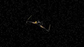 Cool star wars jedi ship animation