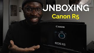 Unboxing R5 Canon