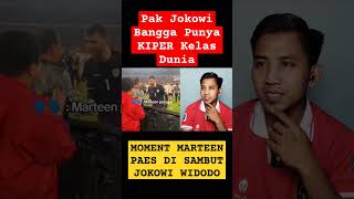 Reaksi Marteen Paes di sambut Pak Joko Widodo