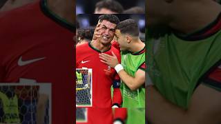 RONALDO in TEARS AFTER MISSING PENALTY 🥺 #shorts #ronaldo #portugal #slovenia #euro2024 #football