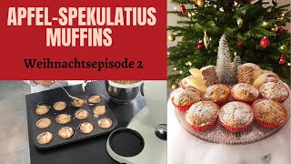 Apfel Spekulatius Muffins (Rezept zum nachmachen)/ Weihnachtsepisode 2