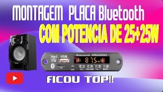 Montagem com placa bluetooth decodificadora 2ª Parte