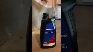 Pt 2 Changing transmission fluid in my Camaro ! #zl1 #automobile #camarozl1 #howto #chevrolet camaro