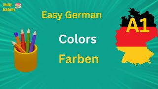 A1 🇩🇪 - Vocabulary  | The Colors |  Die Farben | German for beginners  |  Helmy Academy