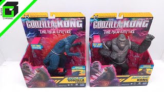 GODZILLA X KONG The New Empire BATTLE ROAR GODZILLA and KONG (action figures) UNBOXING and REVIEW