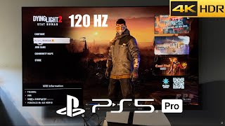 Dying Light 2 Stay Human PS5 Pro Gameplay With LG Oled TV 4K (Performance mode at 120 FPS)