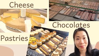 French Cheese, Chocolates and Pastries in France