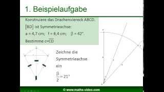 Drachenvierecke konstruieren