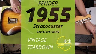 1955 Vintage Strat Internal Breakdown (Serial Number: 8549)