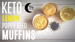 Keto Lemon Poppy Seed Muffins | Low-Carb Muffin Recipe | Easy Keto Dessert