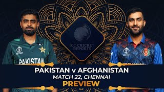 ICC World Cup 2023 |Pakisthan VS Afghanistan Playing 11-Match Preview in Telugu|#icccricket