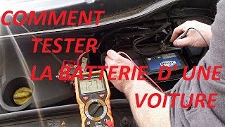 Comment tester la batterie d'une voiture