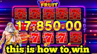 "Live Hot Hot Fruit Session: Jackpot Win Strategy for Gamblers"