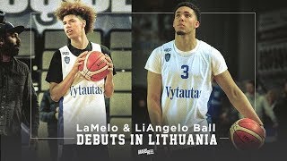 LaMelo And Liangelo Ball Makes Lithuanian Debut! Ball Brothers Are Stars In Lithuania! | Mars Reel