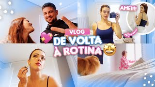 VOLTANDO A ROTINA, ORGANIZAÇÃO, BATE-PAPO, RETOQUE DO RUIVO | VLOG