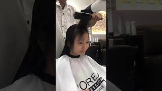 niece's haircut #niece #haircut  #potongrambut #kidsfriendly #beautytreatments #vlog #cameratrick