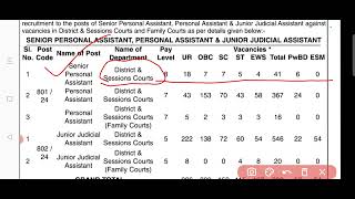 new vacancy announcement in DSSSB Delhi 2024 personal and judicial assistant jobs