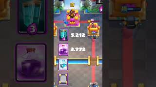 Mini Pekka + spells damage #clashroyale #minipekka #spells #challenge