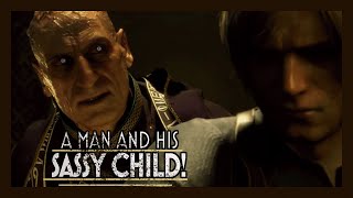 A Man And His Sassy Child! Resident Evil 4 Remake!