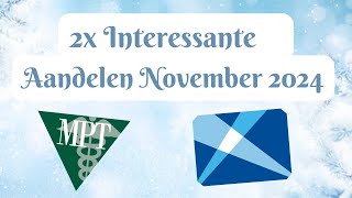 2x  Interessante aandelen november 2024