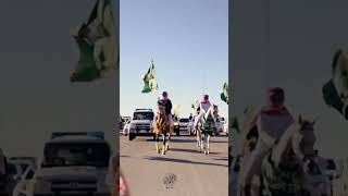 مسيرة الخيل في يوم العلم 2023/3/11 من تصويري رفحاء