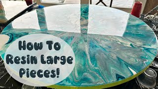 #321 How To Resin Large Artwork! All Of The Tips And Tricks!