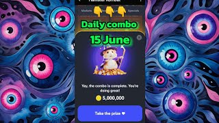 || Hamster Combact daily combo || 15 june || 3 cards unlock  ||