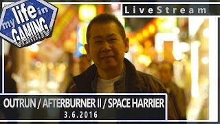 SEGA AGES: OutRun / AfterBurner II / Space Harrier (Sega Saturn ) :: LIVE STREAM