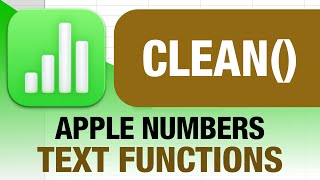 CLEAN() explained for Apple Numbers!