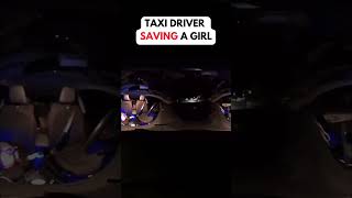 Brave taxi driver saves girl from creepy man 🫣 #Shorts