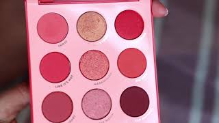 ColourPop Red Main Squeeze Palette Swatches