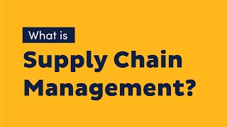 BS in Supply Chain Management