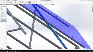 Mirror of solar panel structure design