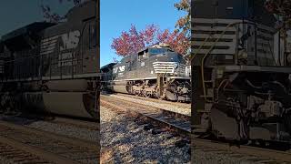 Aggressively Silent "entering downtown" EMD SD70ACe Norfolk Southern #1211 -#p64 workin yard@rider22