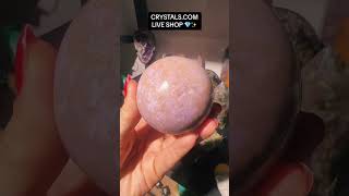 Tune into our weekly crystal live shops 💎 discover unique, real crystals 💗 #Crystals