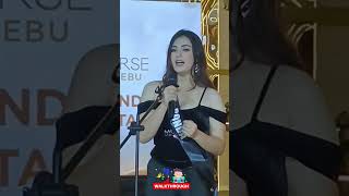 Miss Ronda | Miss Universe Philippines-Cebu Q & A during Media Presentation