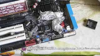 Ремонт материнской платы Asus P5N-E SLI (BIOS plcc32)