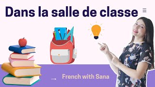 French for beginners : La salle de classe