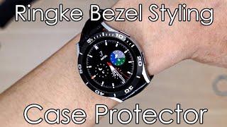 Samsung Galaxy Watch 4 | Ringke Bezel Styling | Black Style 3