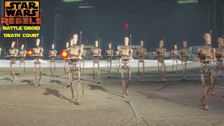 Star Wars Rebels Battle Droid Death Count