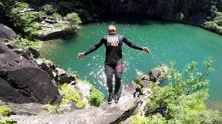 Cliff Jumping At The Secret Lagoon