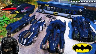 GTA 5 - Stealing HEAVY BATMAN VEHICLES with Franklin! (Real Life Cars #257)!