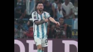 MESSI CELEBRACIÓN 3 A 2 VS FRANCIA