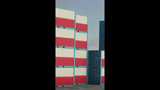 Poland export import container video short